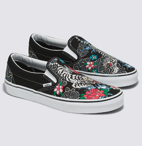 Classic Slip-On Tiger Floral Shoe